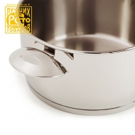 Кастрюля "Аметист" 4,0 л с металлической крышкой (220/210 мм)