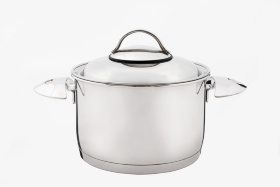 Кастрюля "Аметист" 1,5 л  (160 мм) с металлической крышкой