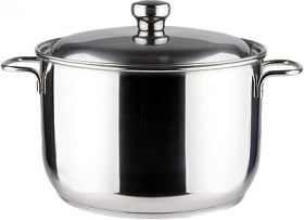 Кастрюля "Классика-ПРИМА" 4 л (прутковые ручки и металлическая крышка) (200/171 мм)