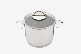 Кастрюля "Аметист" 2,25 л (160 мм) со стеклянной крышкой