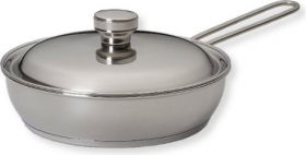 Сковорода "Классика-ПРИМА" 1 л с металличекой крышкой (200/171 мм)