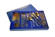 Набор столовых приборов 24-х предметный Подарочный "Узоры»