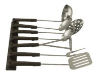 Набор кухонный с пластмассовыми ручками 7 предметов